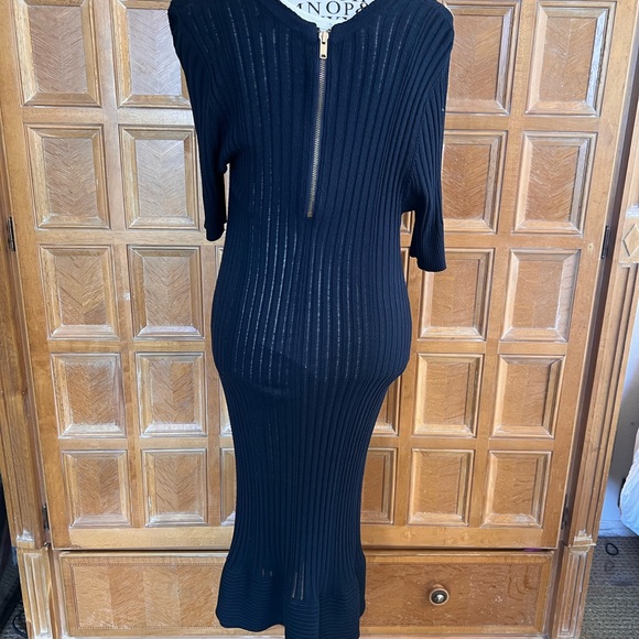 Marc By Marc Jacobs Women’s Short Sleeve Stretch Form Fitting Dress Size L Blue - Picture 4 of 4